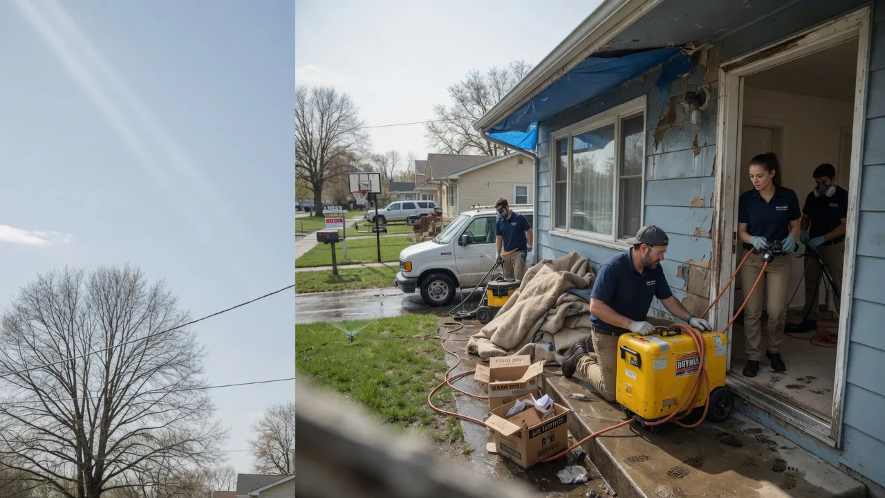 Basement Flood Cleanup in Rising Sun, IN near me